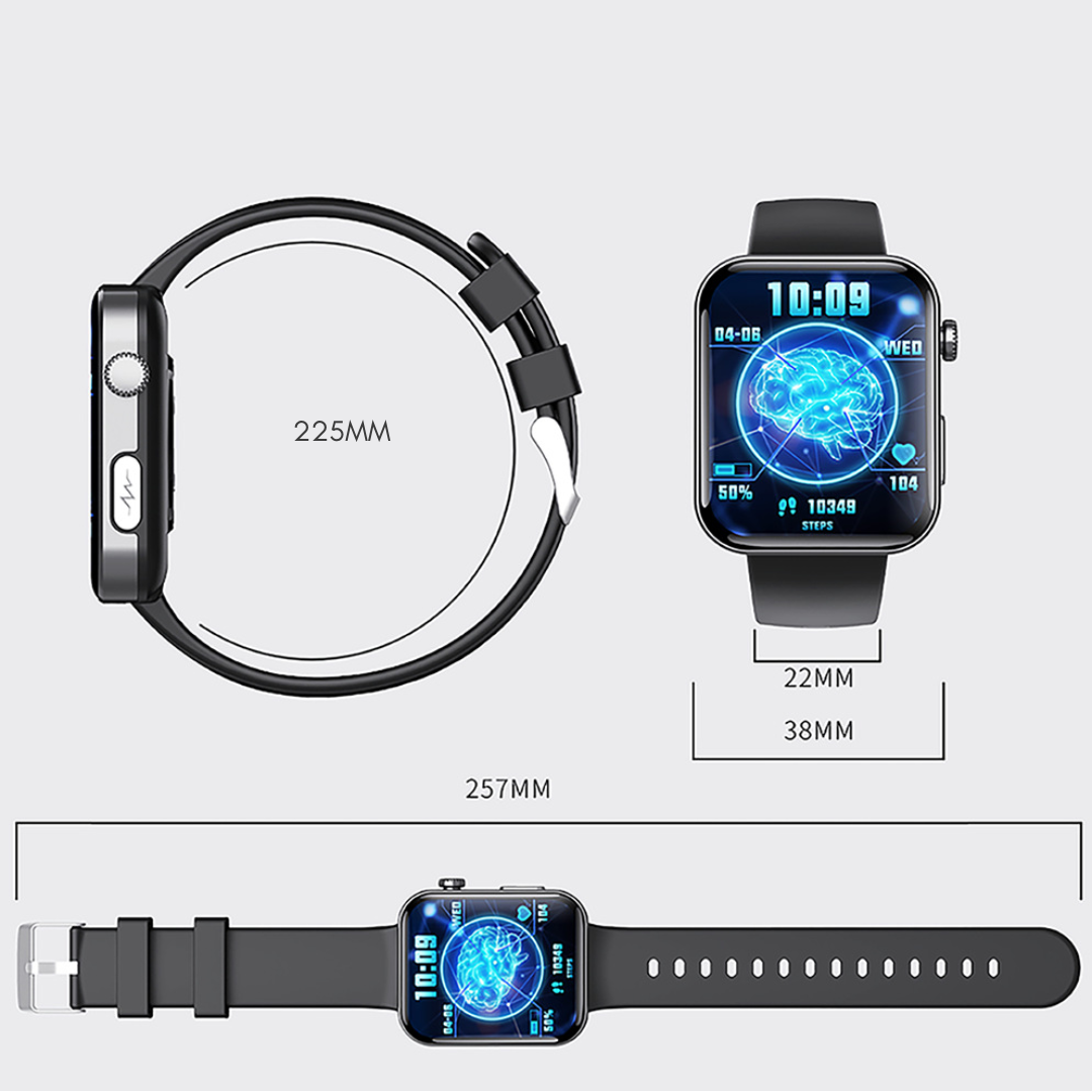 F300 Health Monitoring Smart Watch with advanced health tracking and Bluetooth calling.