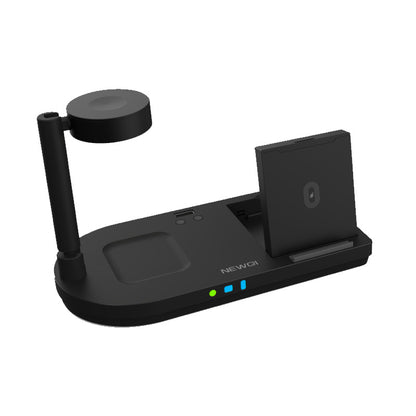 4-in-1 Wireless Charging Station for iPhone, Apple Watch/Samsung Watch, AirPods, and More