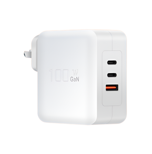 100W 2 USB C and USB A power adapter SAA certified