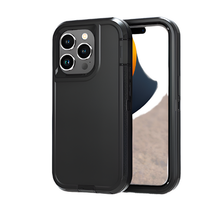 Rugged Armor Case with Optional Belt-Clip Kickstand Backcover - Drop and Dust Proof