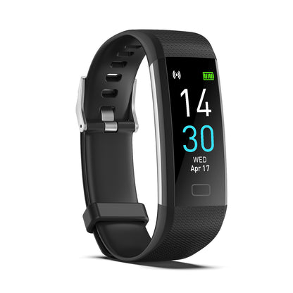 IP68 waterproof S5 smart bracelet with fitness and health monitoring features.