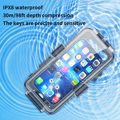 waterproof case 30M/98FT IPX8 for swimming diving