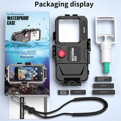 waterproof case 30M/98FT IPX8 for swimming diving